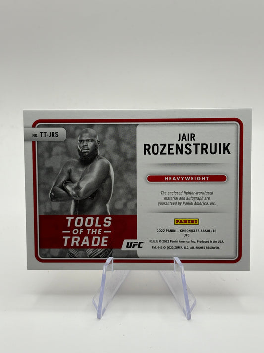 Jair Rozenstruik 2022 Chronicles UFC Tools of the Trade Auto Relic Patch /99 FRENLY BRICKS - Open 7 Days