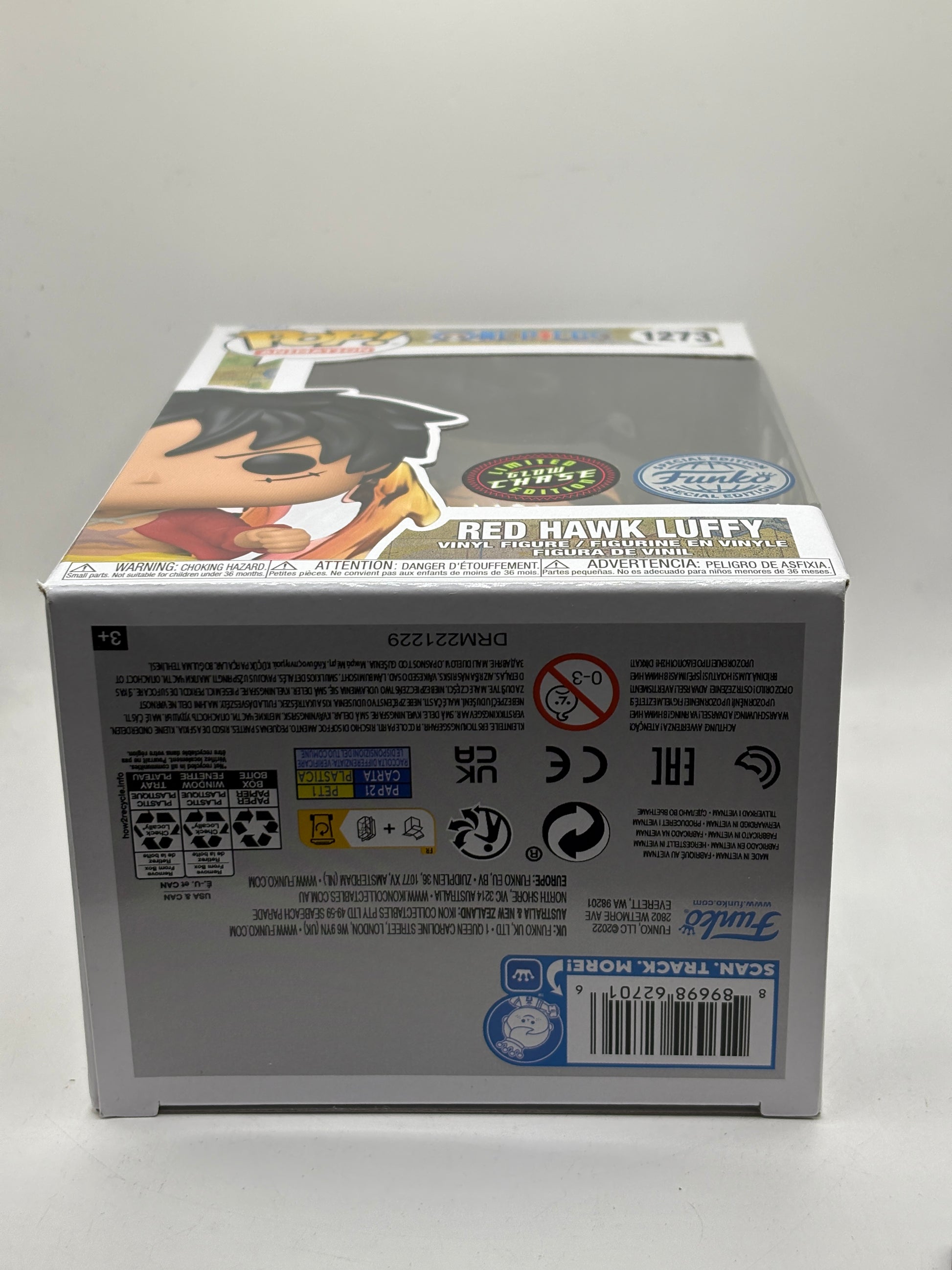 Funko POP! Animation One Piece #1273 Red Hawk Luffy Limited Glow Chase image 6