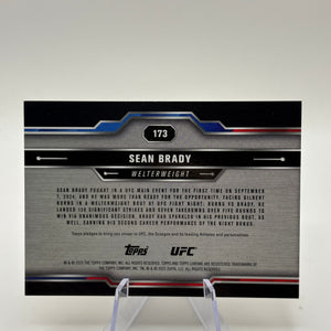 2025 Topps Chrome UFC Sean Brady Gold Refractor /50 UFC #173 FRENLY BRICKS - Open 7 Days