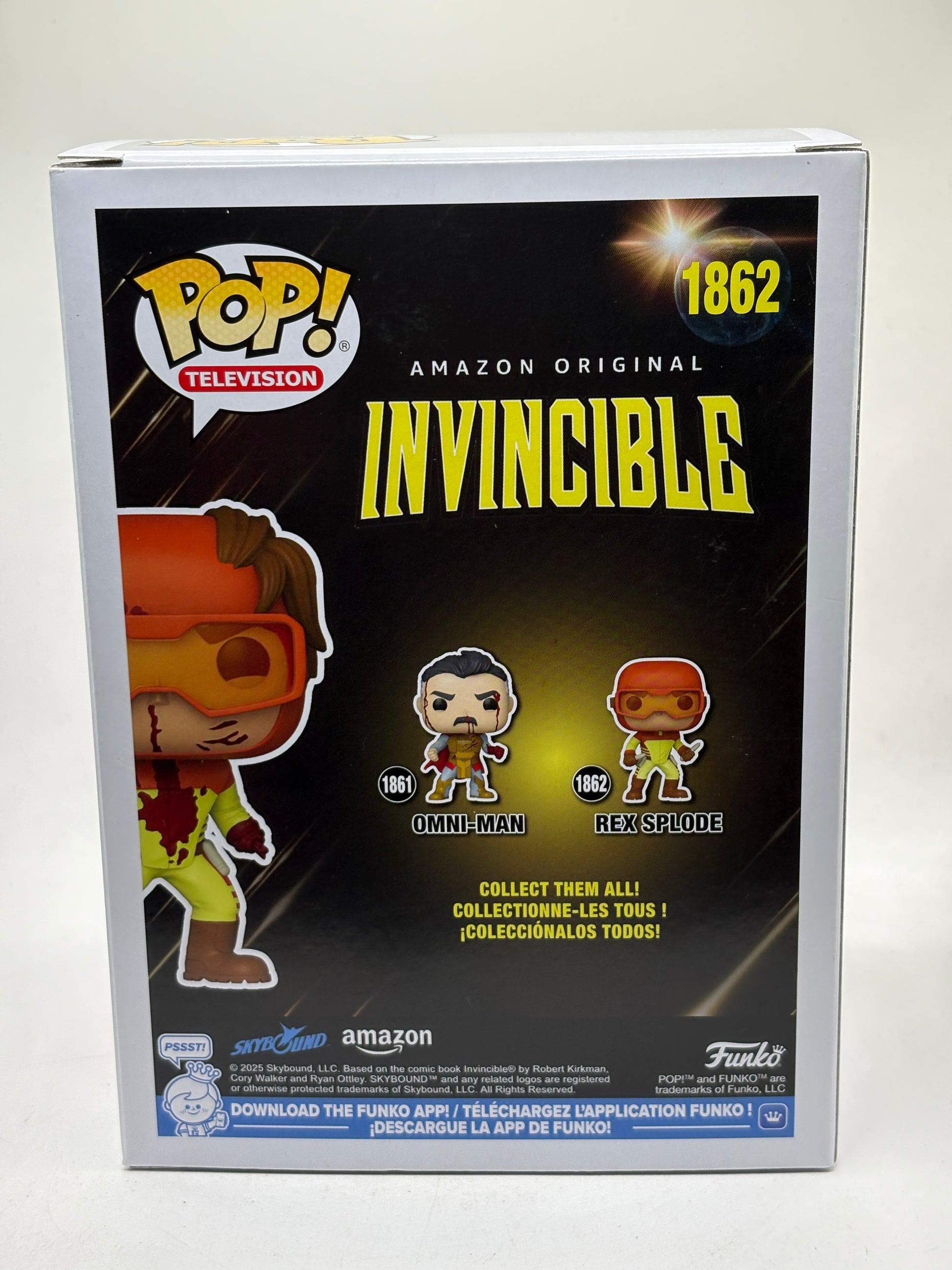 Funko POP! Television Invincible #1862 Rex Splode Limited Chase Edition image 3