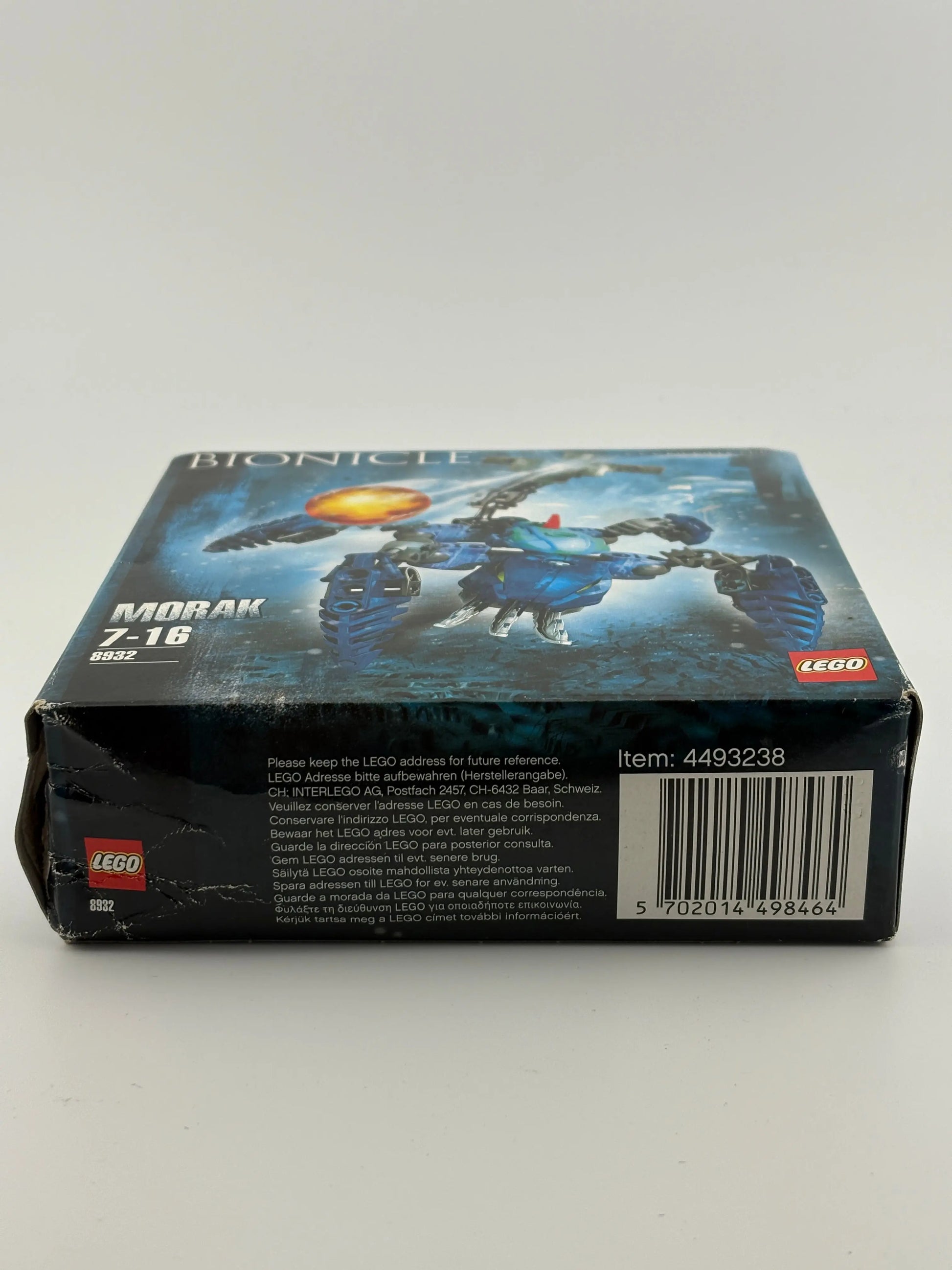 Lego 2007 Bionicle - Morak Set #8932 SEALED, RETIRED FRENLY BRICKS - Open 7 Days