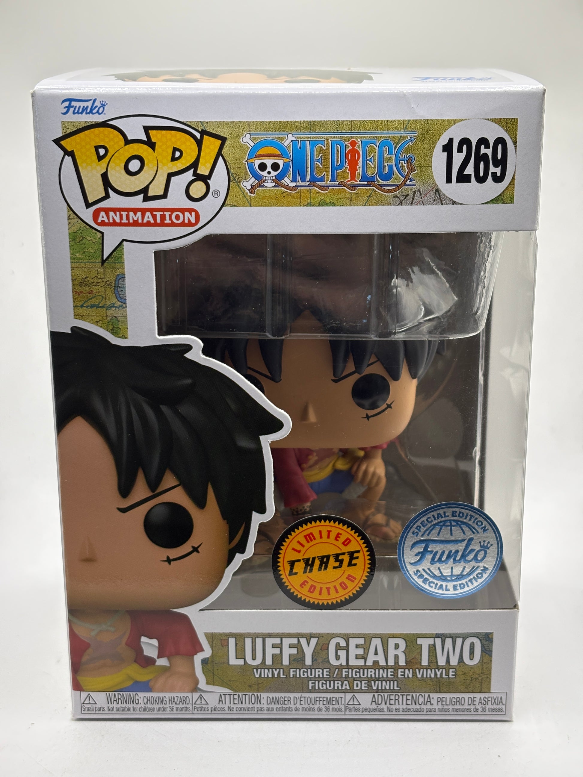 Funko POP! Animation One Piece #1269 Luffy Gear Two Limited Chase Edition (1) image 1