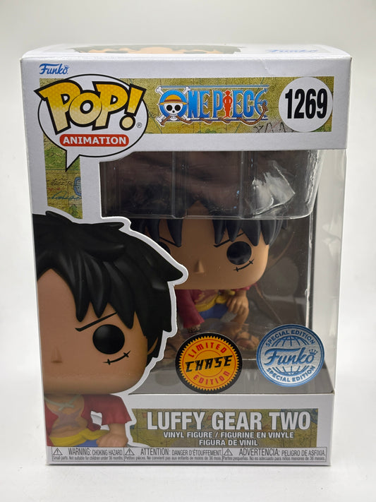 Funko POP! Animation One Piece #1269 Luffy Gear Two Limited Chase Edition (1)