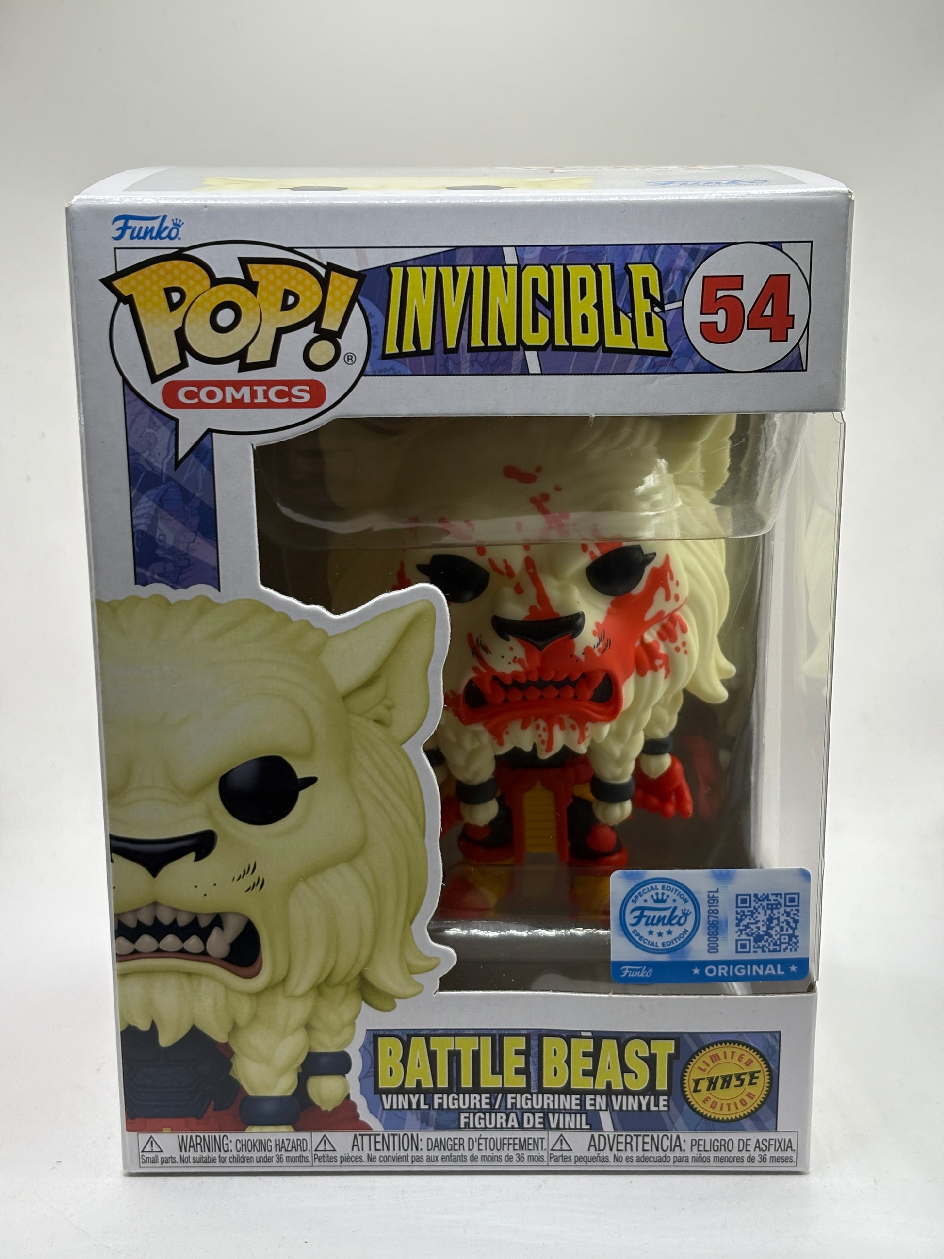Funko POP! Comics Invincible #54 Battle Beast Limited Chase Edition image 1