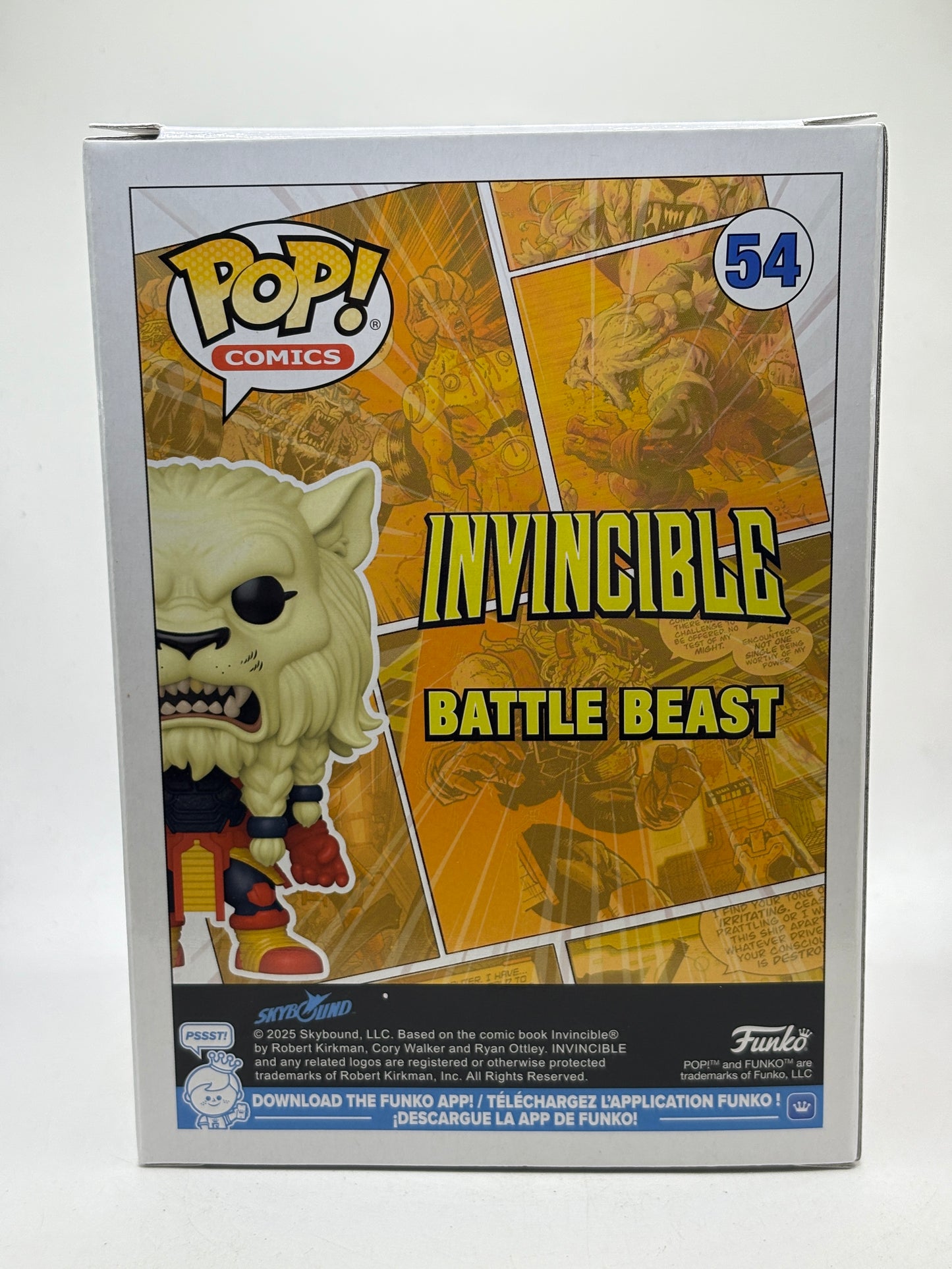 Funko POP! Comics Invincible #54 Battle Beast Vinyl Figure