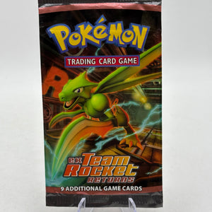 Pokemon TCG EX Team Rocket Returns EMPTY Scyther Booster Pack OPEN FRENLY BRICKS - Open 7 Days