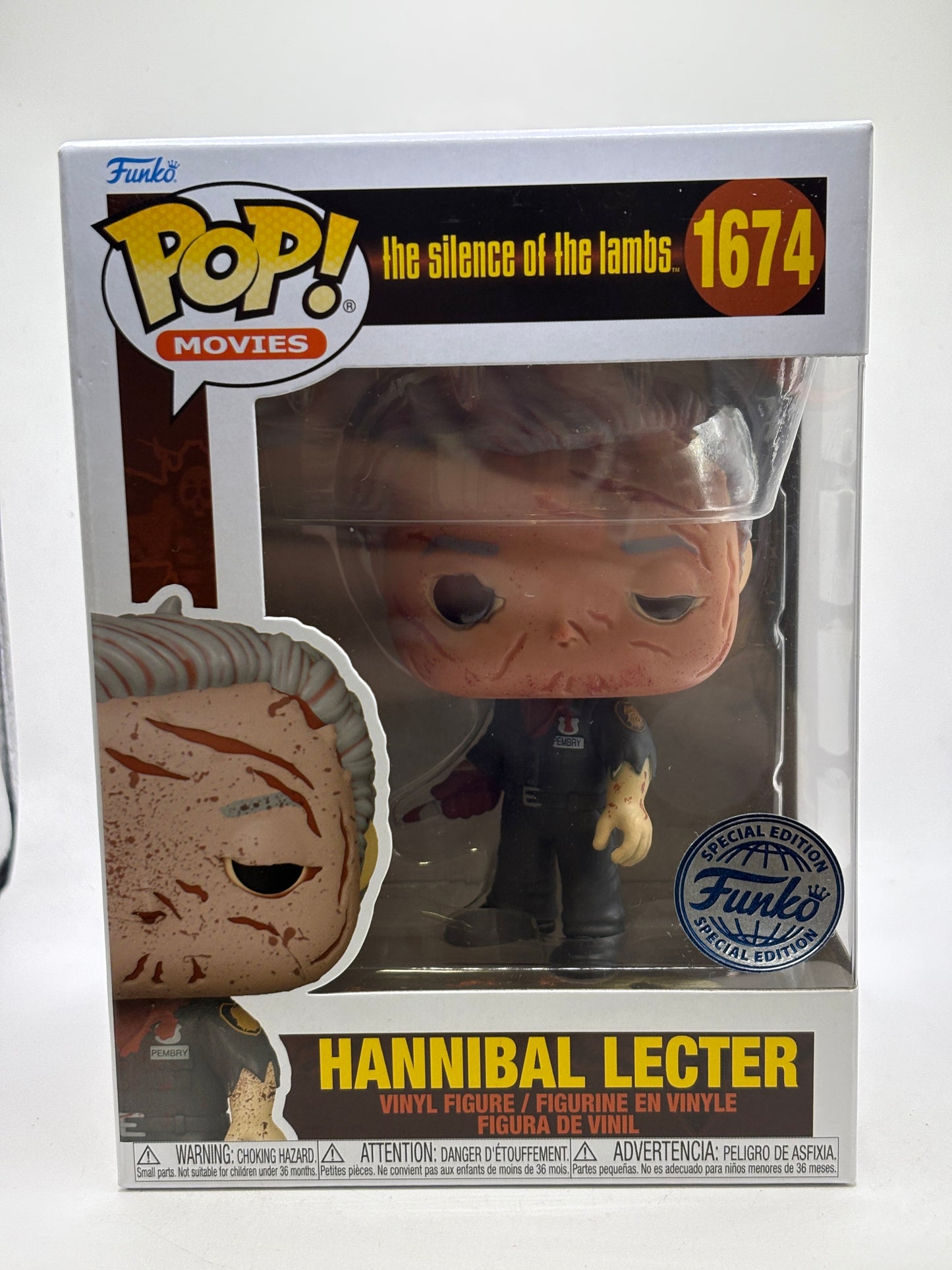 Funko POP! Movies The Silence of the Lambs #1674 Hannibal Lecter Special Edition