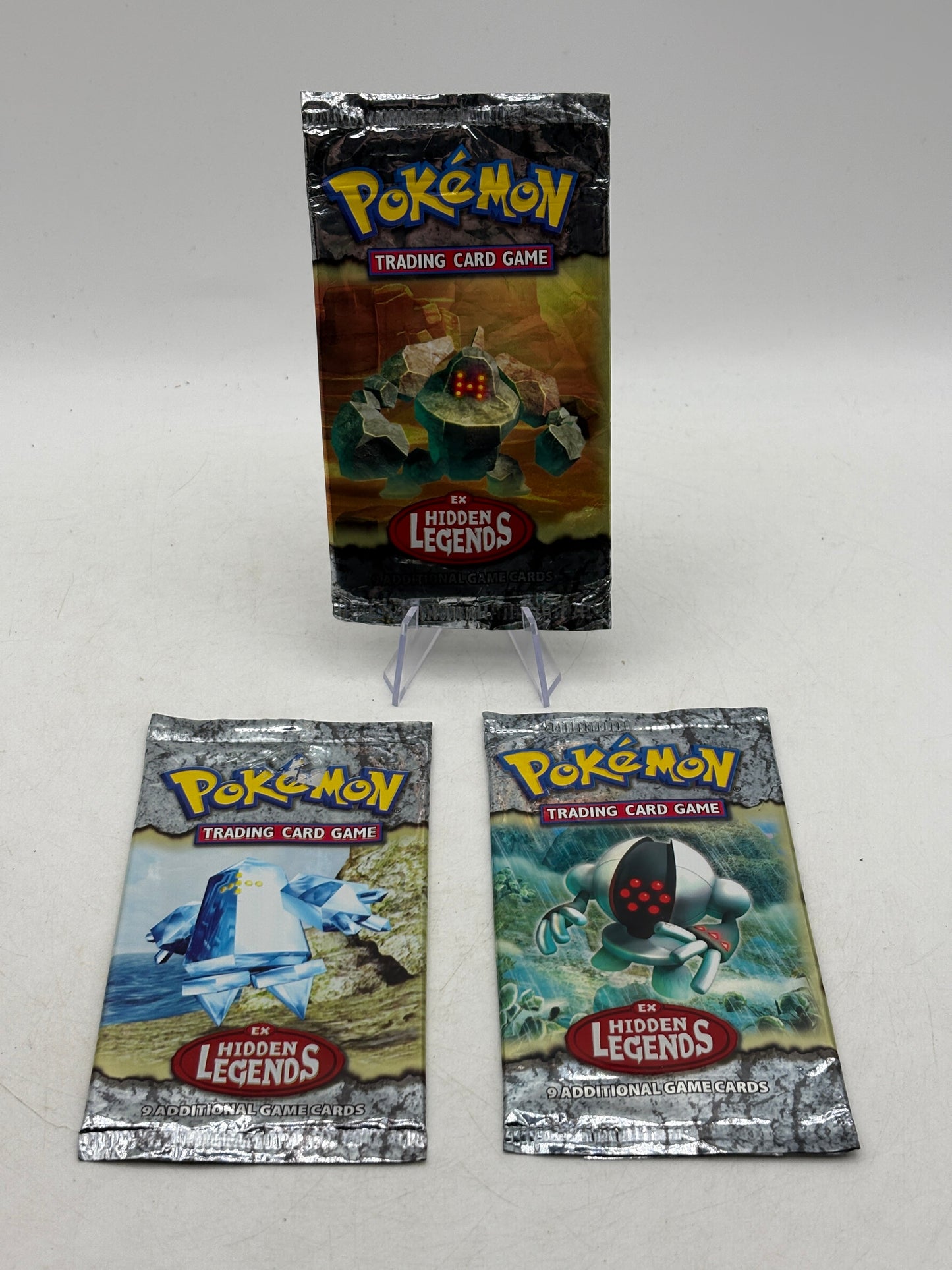 Pokémon TCG Ex Hidden Legends EMPTY All Regi’s Booster Pack OPEN FRENLY BRICKS - Open 7 Days