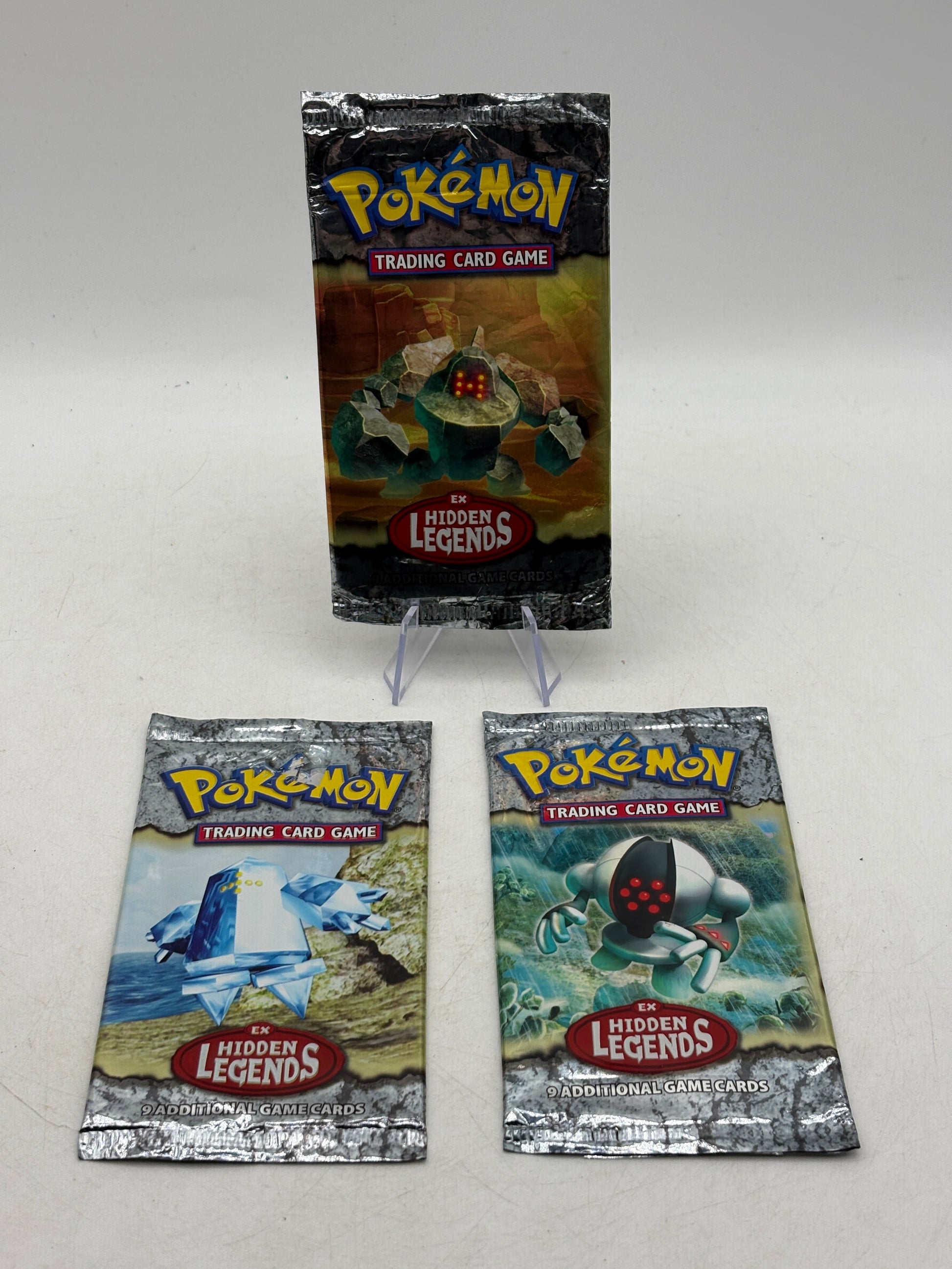 Pokemom TCG Ex Hidden Legends EMPTY All Regi’s Booster Pack OPEN FRENLY BRICKS - Open 7 Days