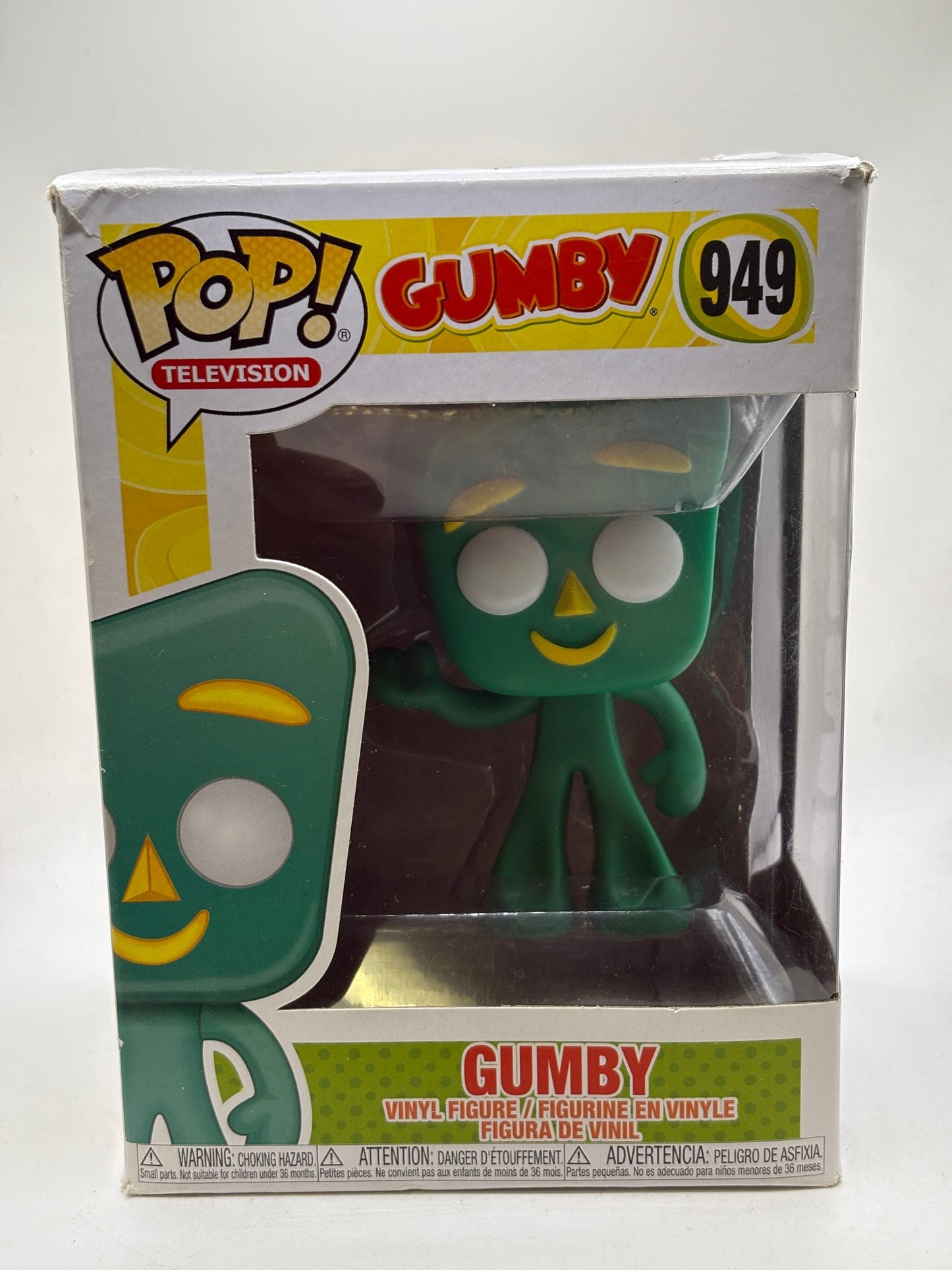 Funko POP! Television Gumby #949 Gumby Vinyl Figure Box DMG