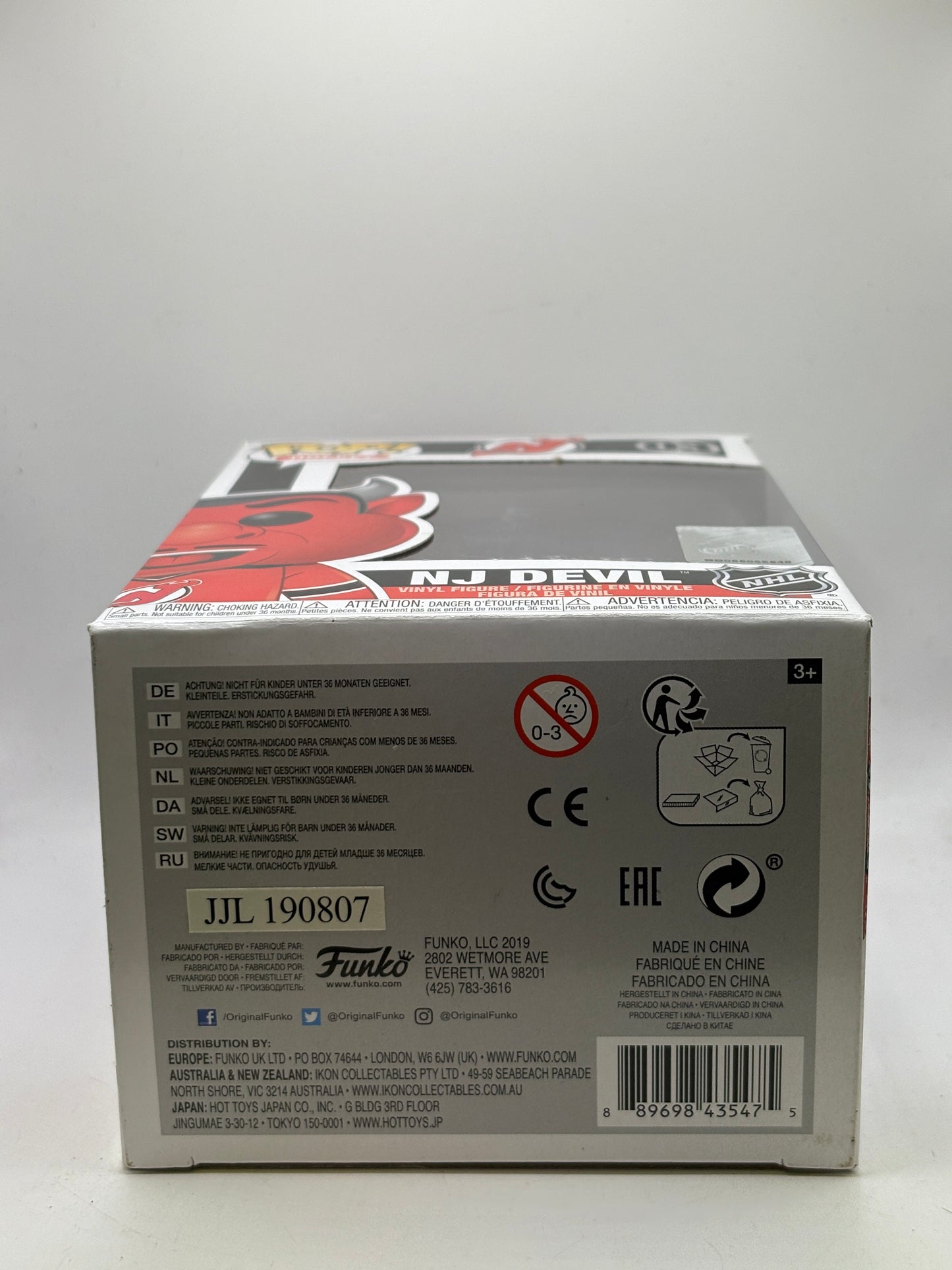 Funko POP! Hockey New Jersey #03 NJ Devil Vinyl Figure