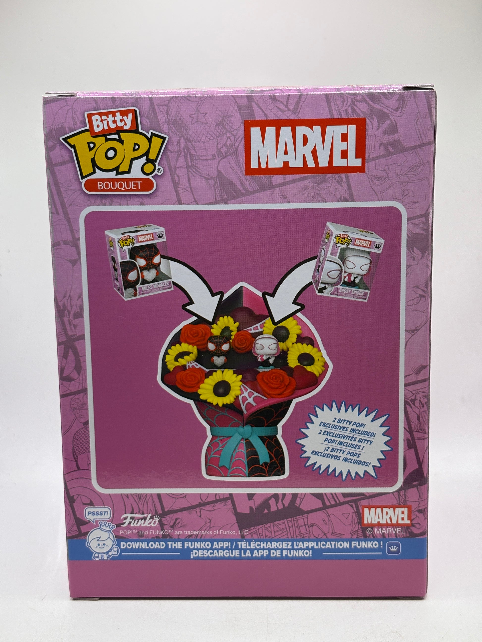 Funko Bitty POP! Bouquet Marvel 3PC Miles Morales and Ghost Spider image 3