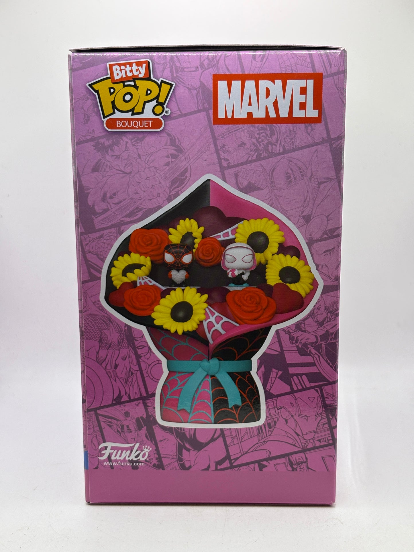 Funko Bitty POP! Bouquet Marvel 3PC Miles Morales and Ghost Spider