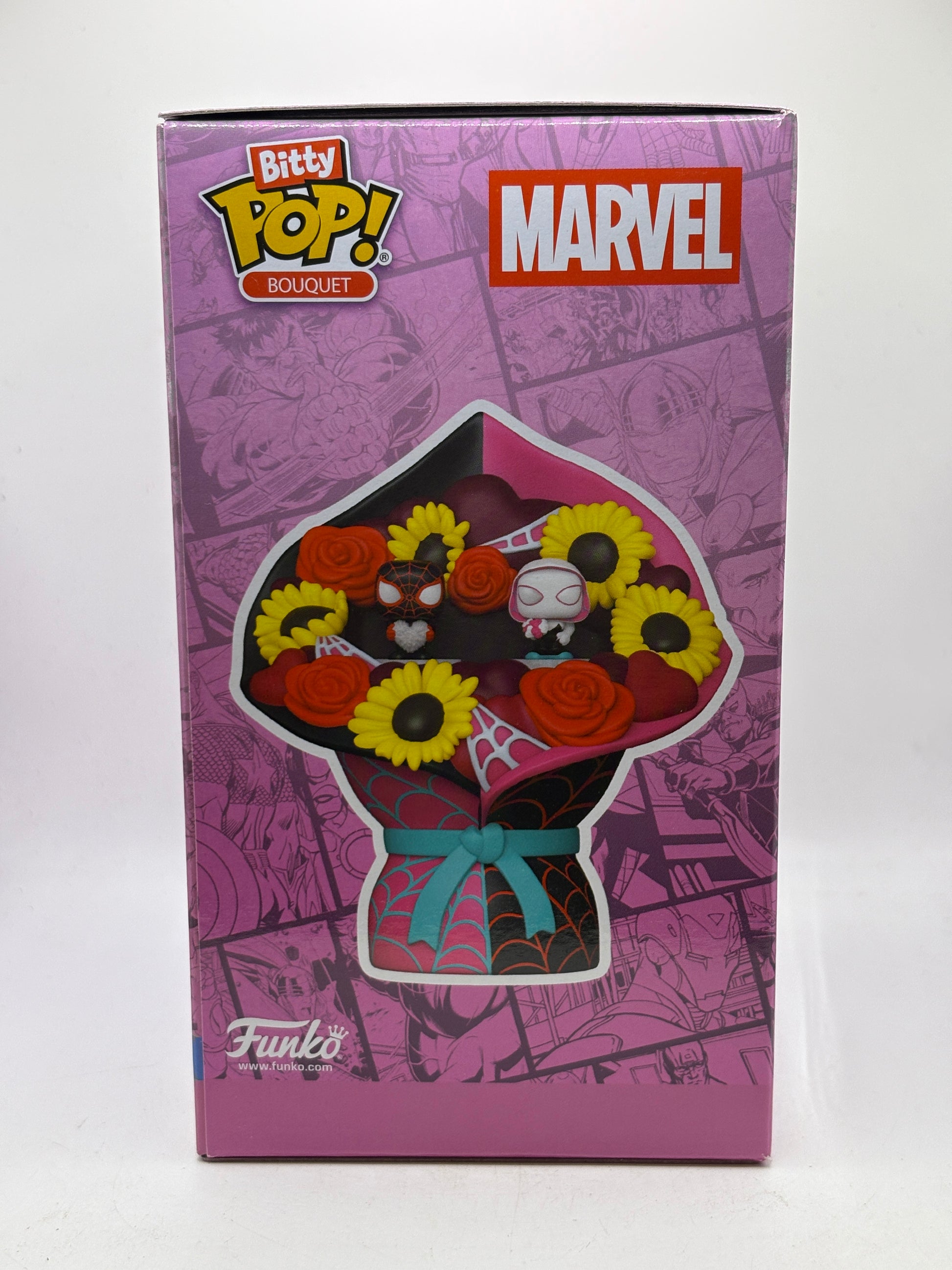 Funko Bitty POP! Bouquet Marvel 3PC Miles Morales and Ghost Spider image 4