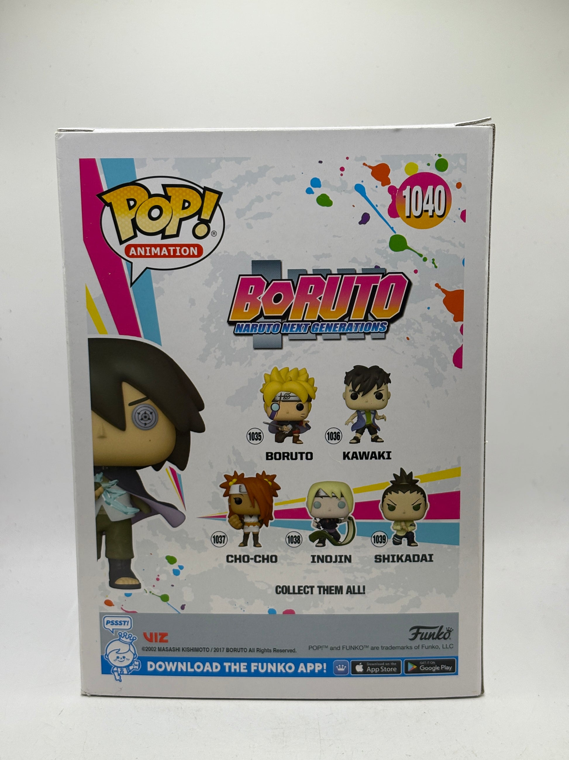Funko POP! Animation Boruto #1040 Sasuke Limited Glow Chase SE image 3