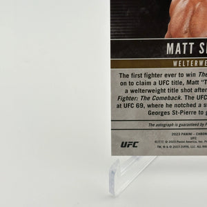 2018 UFC Hall of Fame Autographs Matt Serra Auto FRENLY BRICKS - Open 7 Days