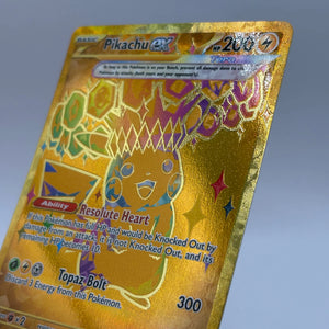 Pokemon TCG Prismatic Evolutions - Pikachu EX 179/131 Hyper Rare Gold NM FRENLY BRICKS - Open 7 Days