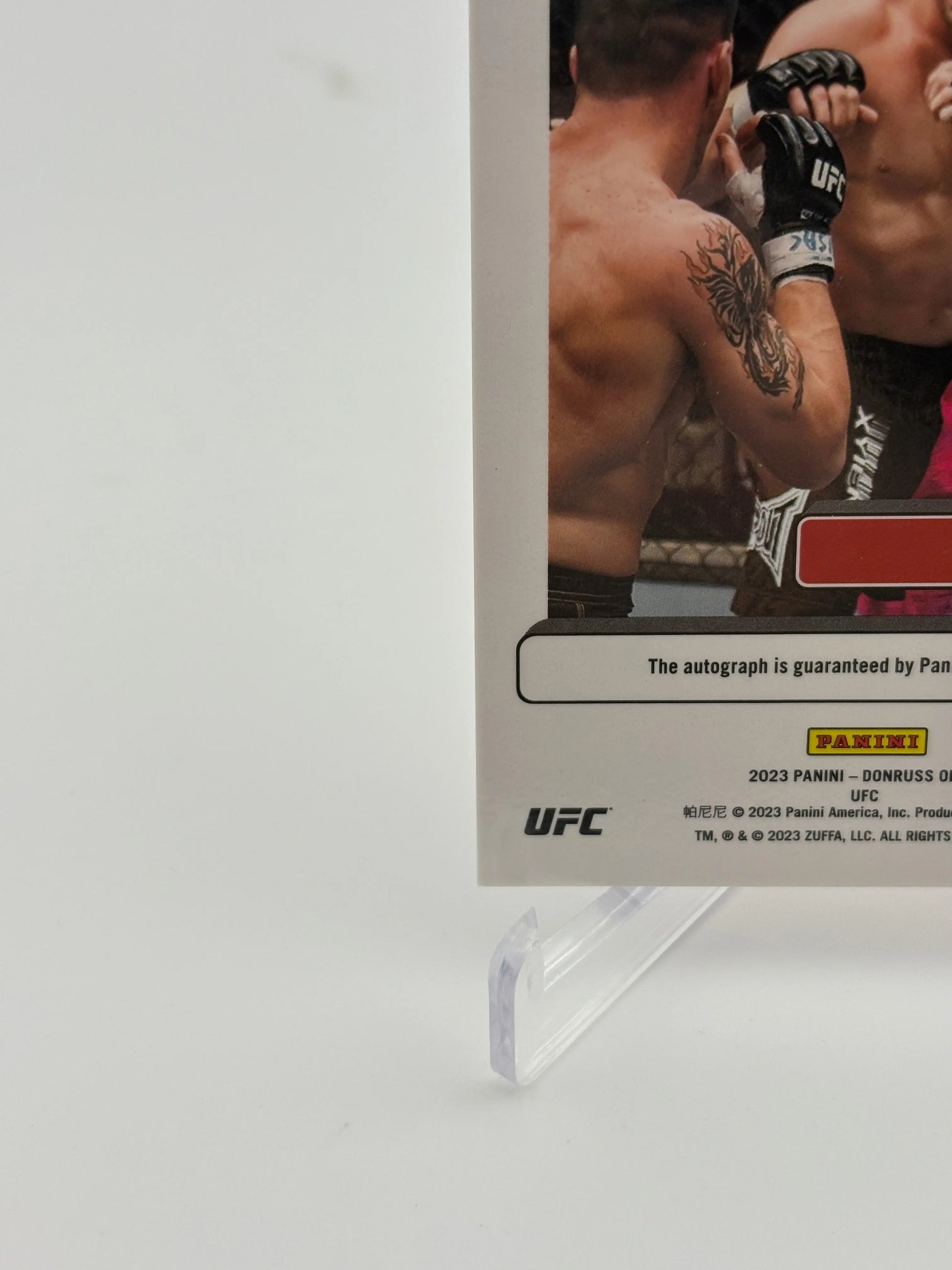 2023 Donruss Optic Signature Series Rich Franklin Red Prizm Auto /199 #SS-RFL FRENLY BRICKS - Open 7 Days