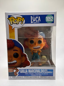Funko POP! Disney LUCA #1052 Giulia Marcovaldo with Machiavelli Vinyl Figure