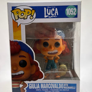 Funko POP! Disney LUCA #1052 Giulia Marcovaldo with Machiavelli Vinyl Figure FRENLY BRICKS - Open 7 Days