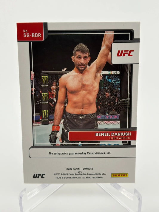 2023 Panini - Donruss UFC Beneil Dariush Signature Series Auto SG-BDR FRENLY BRICKS - Open 7 Days