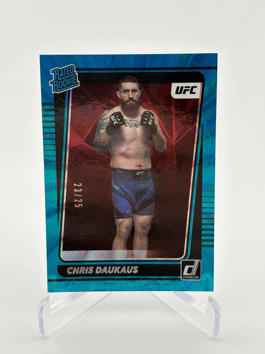 2022 Panini Donruss UFC Rated Rookie Chris Daukaus /25 FRENLY BRICKS - Open 7 Days