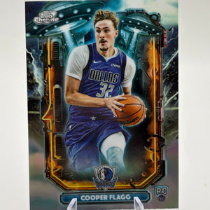 2025-26 Topps Cosmic Chrome Cooper Flagg #ET-11 Silver Refractor Rookie RC FRENLY BRICKS - Open 7 Days
