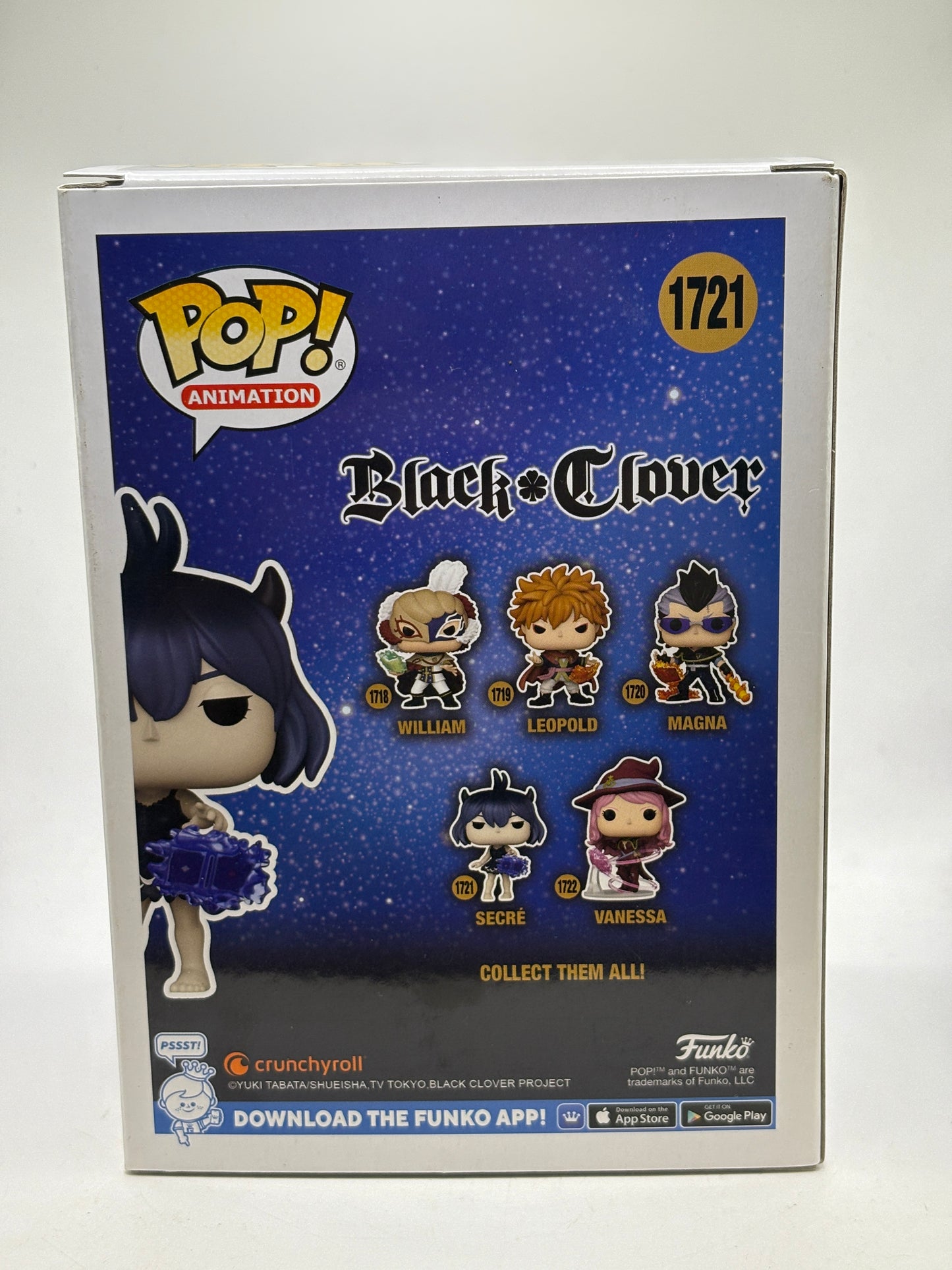 Funko POP! Animation Black Clover #1721 Secre Vinyl Figure
