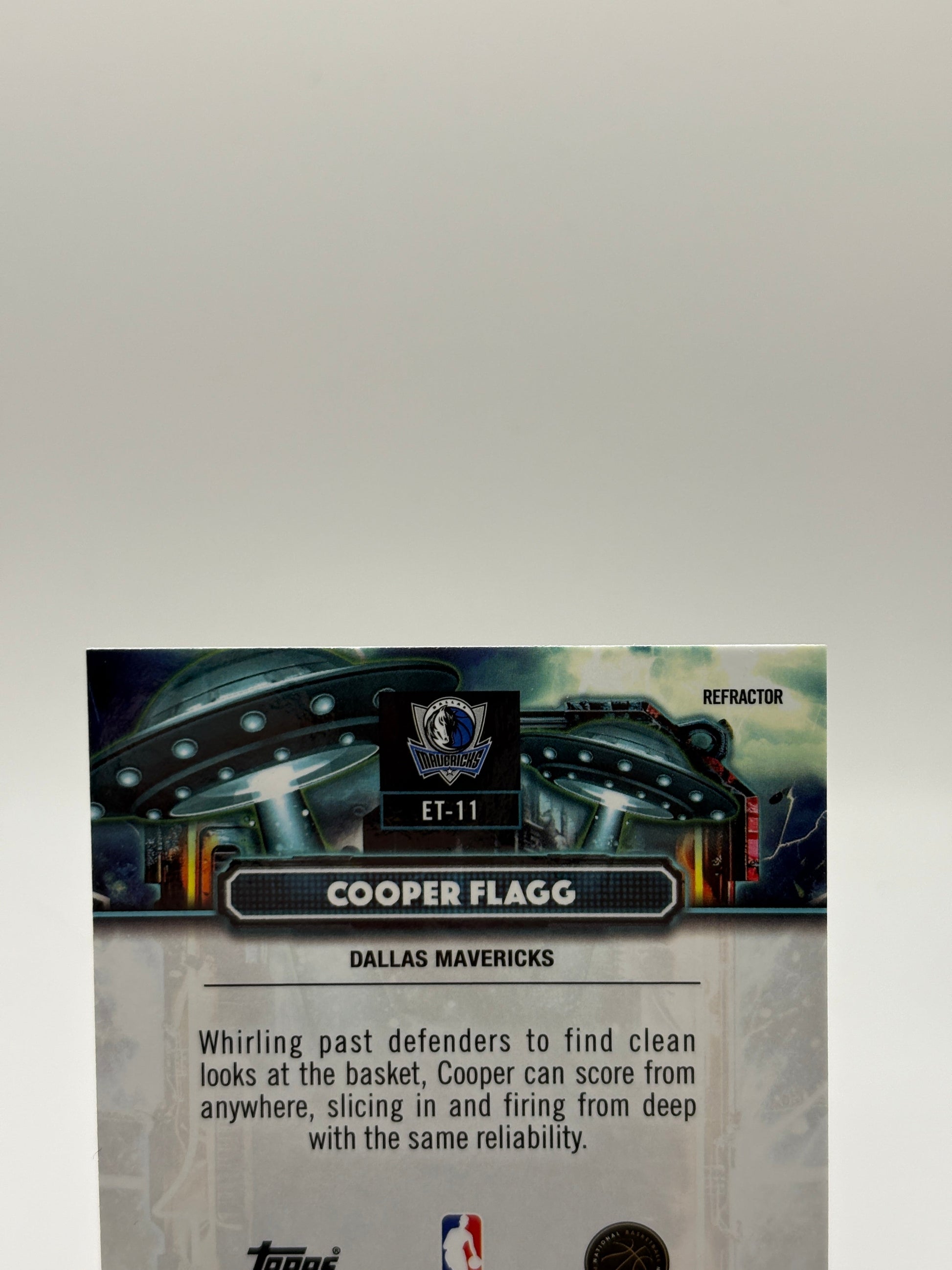 2025-26 Topps Cosmic Chrome Cooper Flagg #ET-11 Silver Refractor Rookie RC FRENLY BRICKS - Open 7 Days