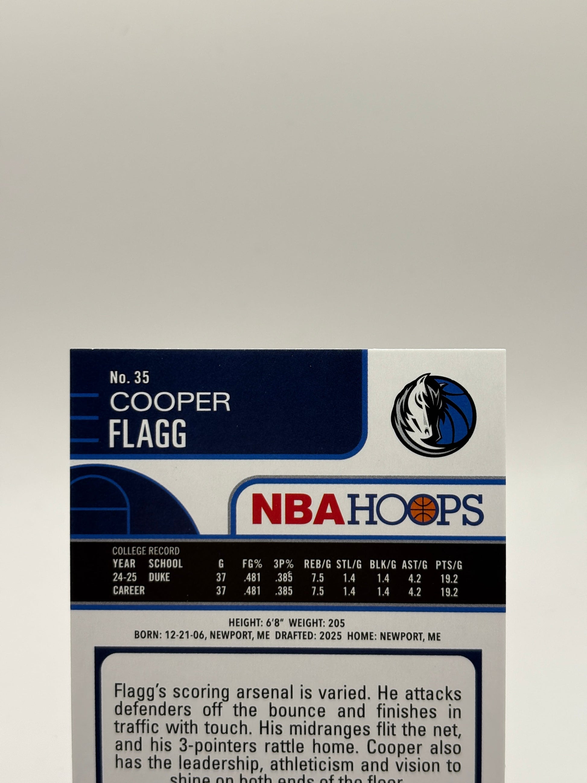 2025-26 Topps NBA Hoops Cooper Flagg #35 Green Hoops Rookie RC FRENLY BRICKS - Open 7 Days