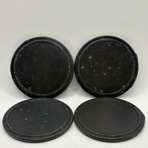 Tokyo Disneyland Mickey Mouse Brass Coasters x 4 Set FRENLY BRICKS - Open 7 Days