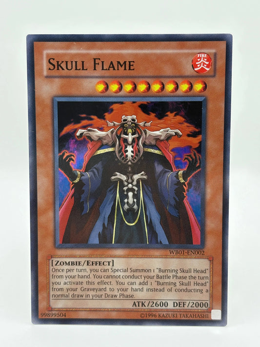 Yugioh Skull Flame WB01-EN002 Ultra Rare Promo LP FRENLY BRICKS - Open 7 Days