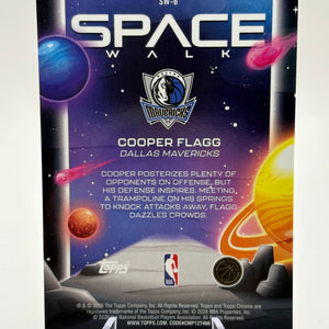 2025-26 Topps Chrome Cosmic Space Walk Cooper Flagg #SW-6 RC Rookie FRENLY BRICKS - Open 7 Days