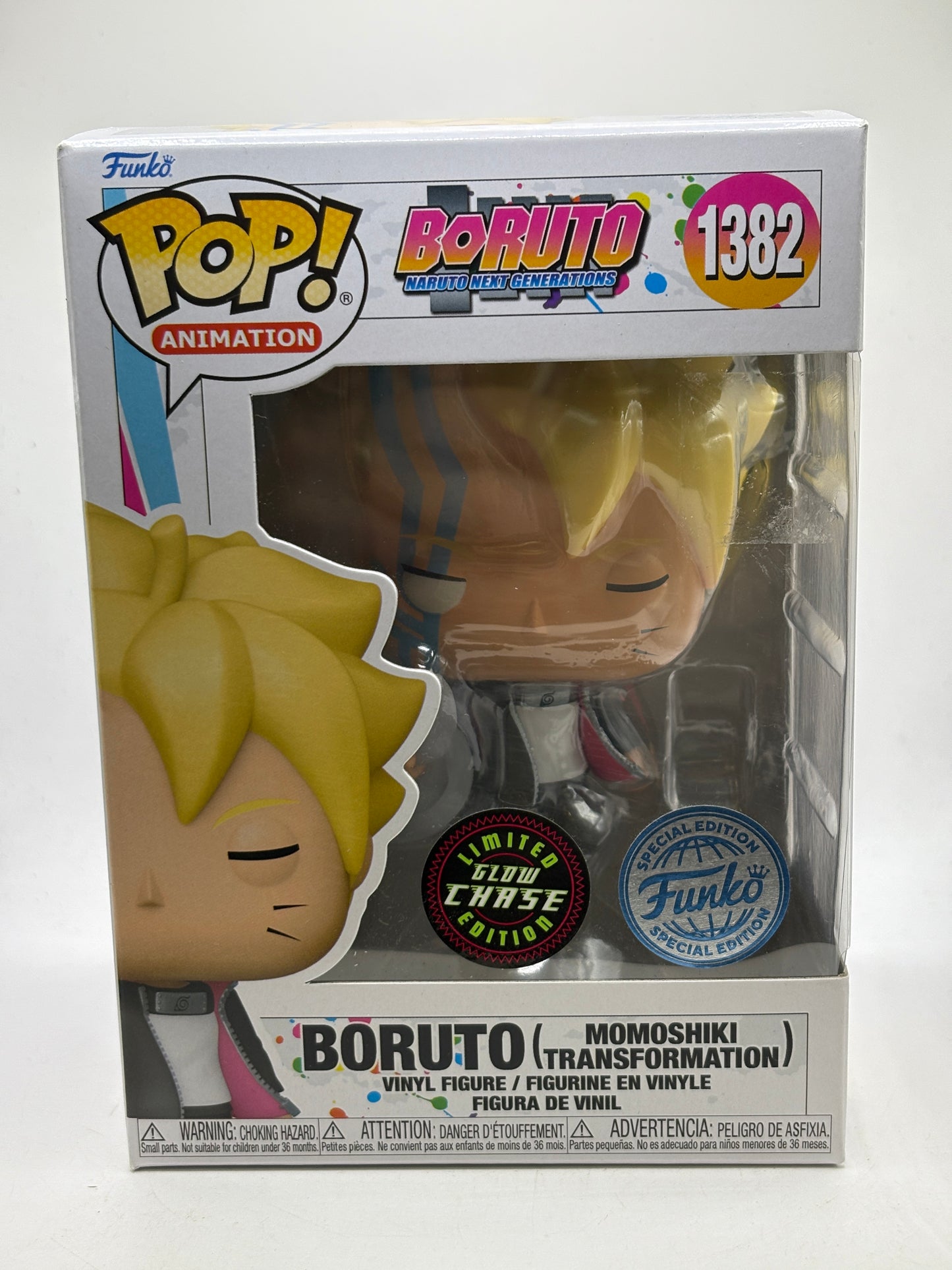 Funko POP! Animation Boruto #1382 Boruto Momoshiki Limited Glow Chase