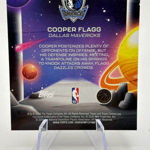 2025-26 Topps Chrome Cosmic Space Walk Cooper Flagg #SW-6 RC Rookie FRENLY BRICKS - Open 7 Days