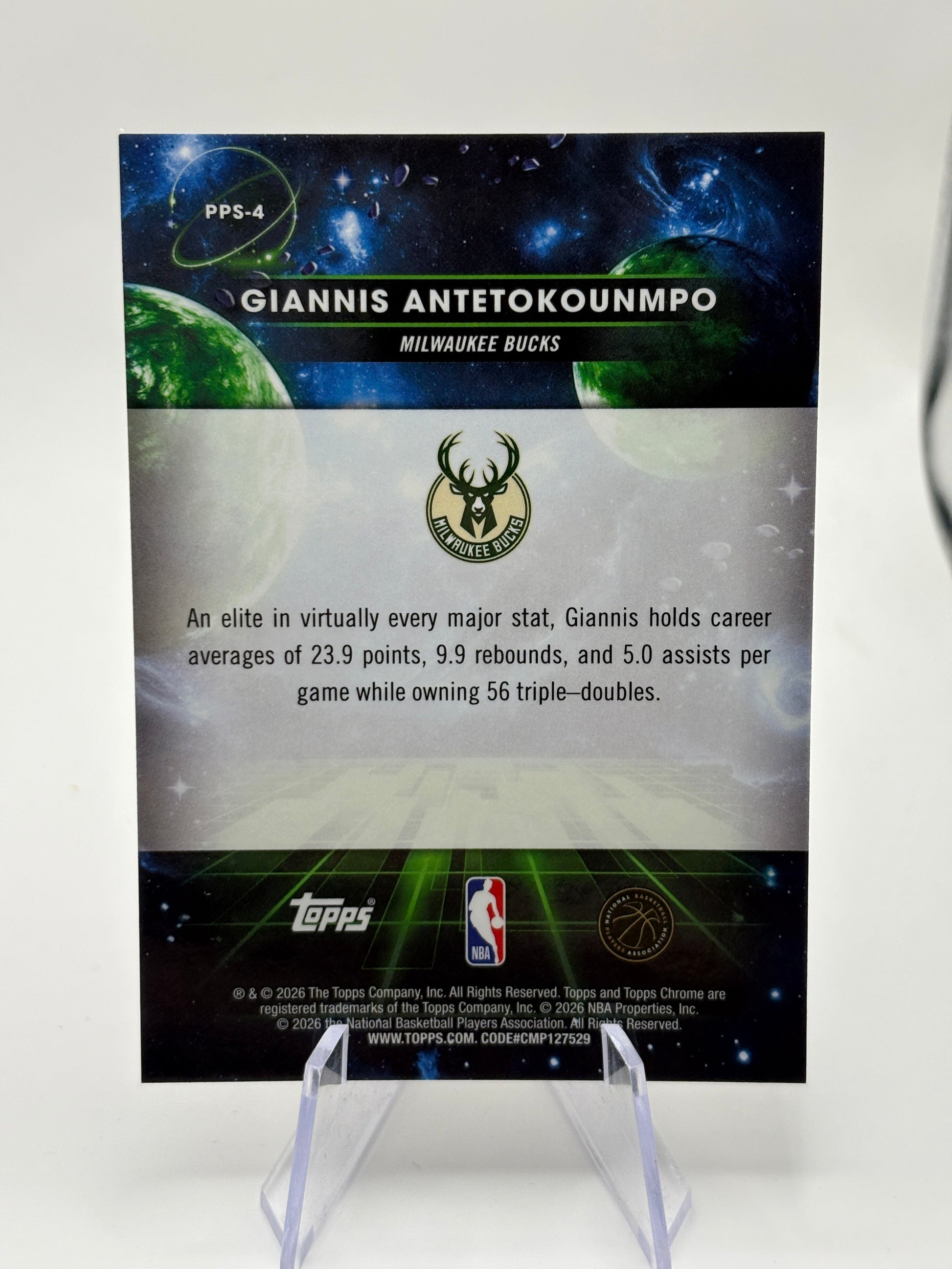 2025-26 Topps Chrome Cosmic Giannis Antetokounmpo Planetary Pursuit Sun Bucks SP FRENLY BRICKS - Open 7 Days