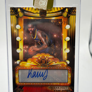 2025-26 Topps 3 Basketball Next Feature /25 Kam Jones Auto #NF-KJO FRENLY BRICKS - Open 7 Days
