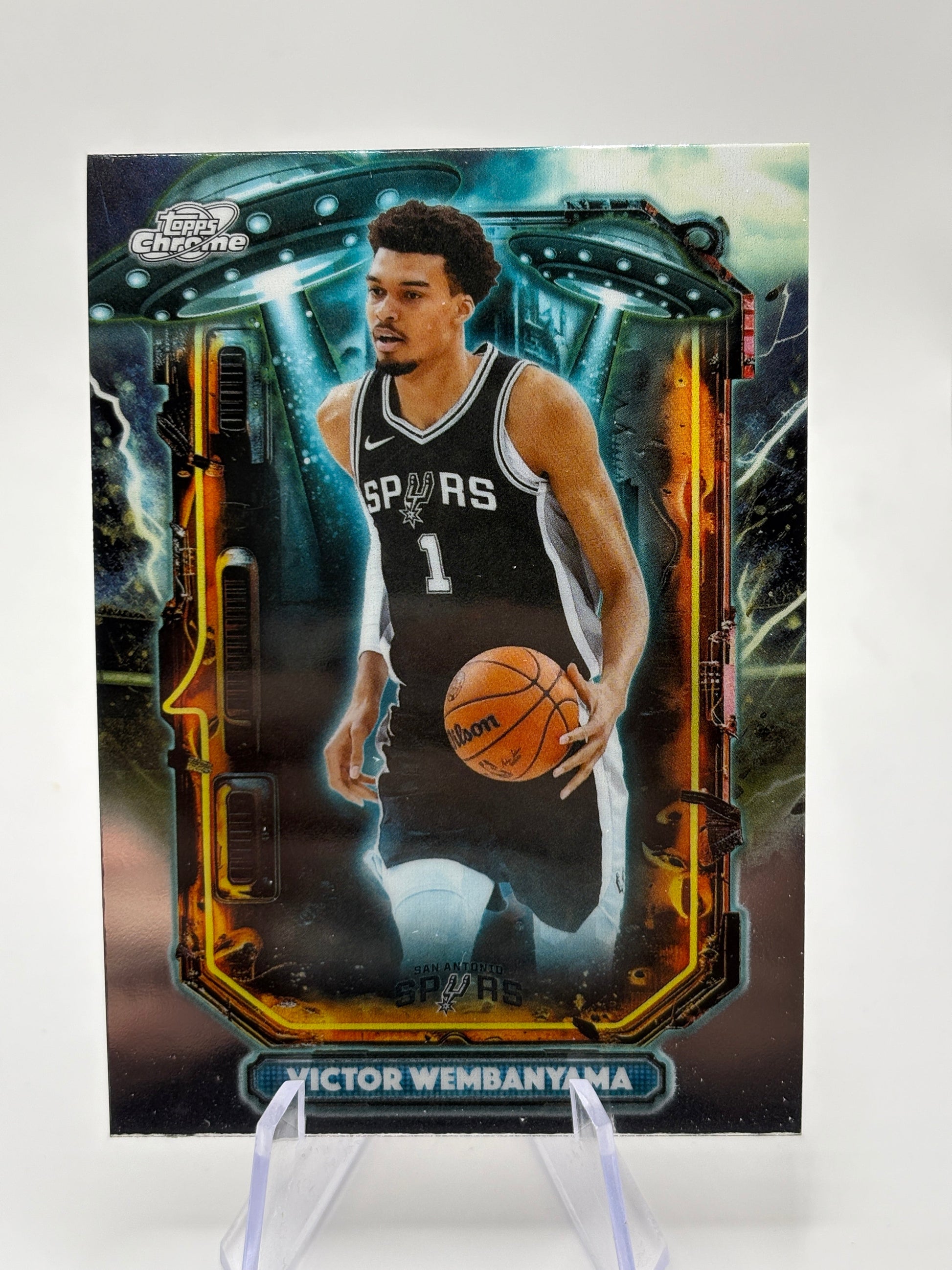2025-26 Topps Chrome Cosmic Victor Wembanyama #ET-7 Extra Terrestrial Spurs FRENLY BRICKS - Open 7 Days