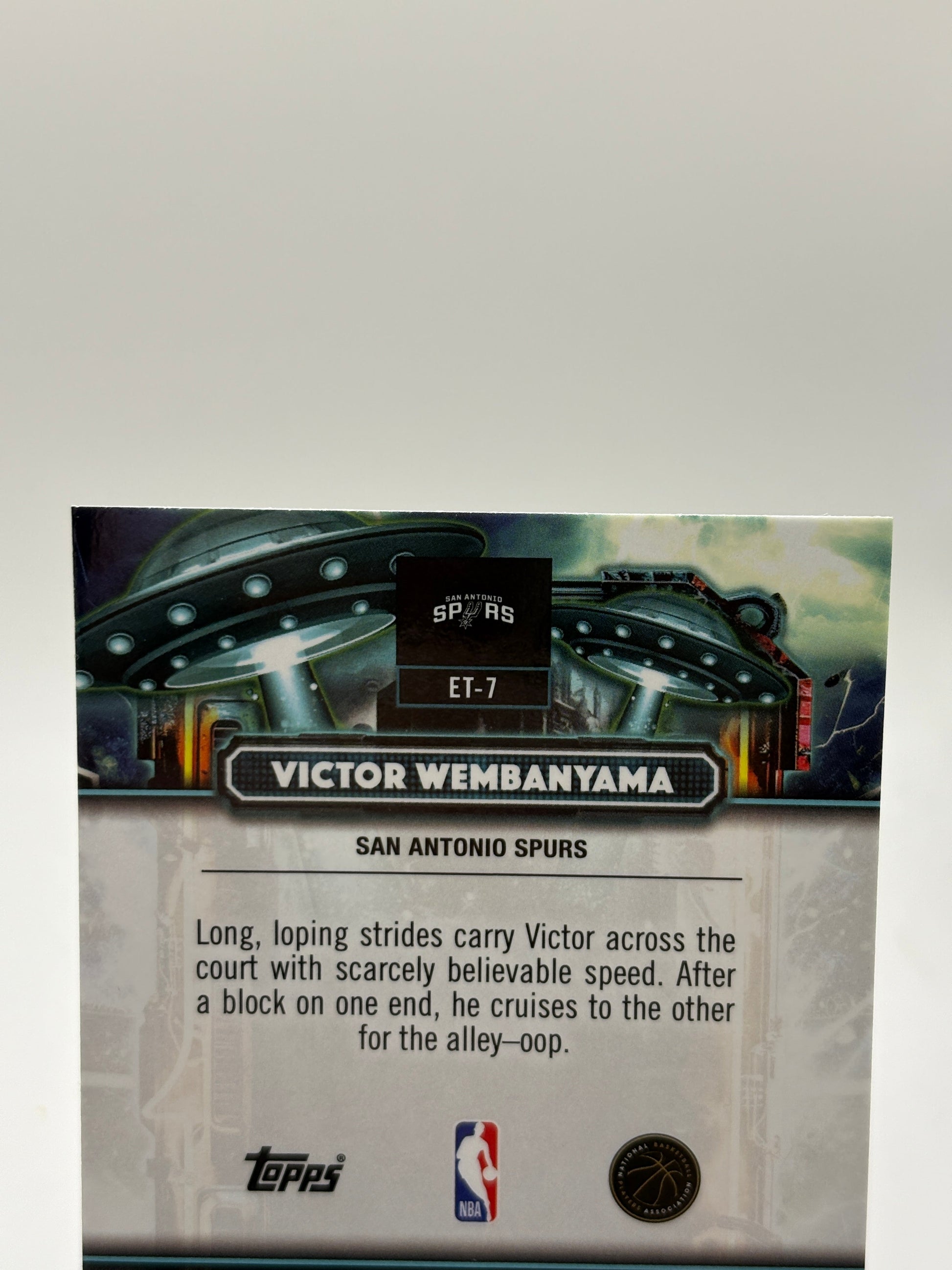 2025-26 Topps Chrome Cosmic Victor Wembanyama #ET-7 Extra Terrestrial Spurs FRENLY BRICKS - Open 7 Days