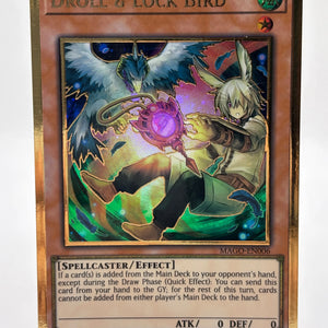 Yugioh - Droll and Lock Bird - Gold Rare - MAGO-EN006 - LP FRENLY BRICKS - Open 7 Days