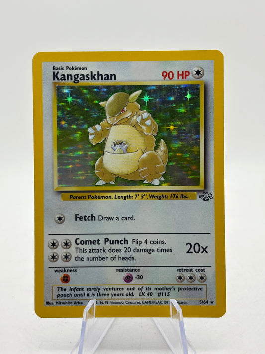 Pokemon TCG WOTC Jungle Unlimited - Kangaskhan 5/64 Rare Holo MP FRENLY BRICKS - Open 7 Days
