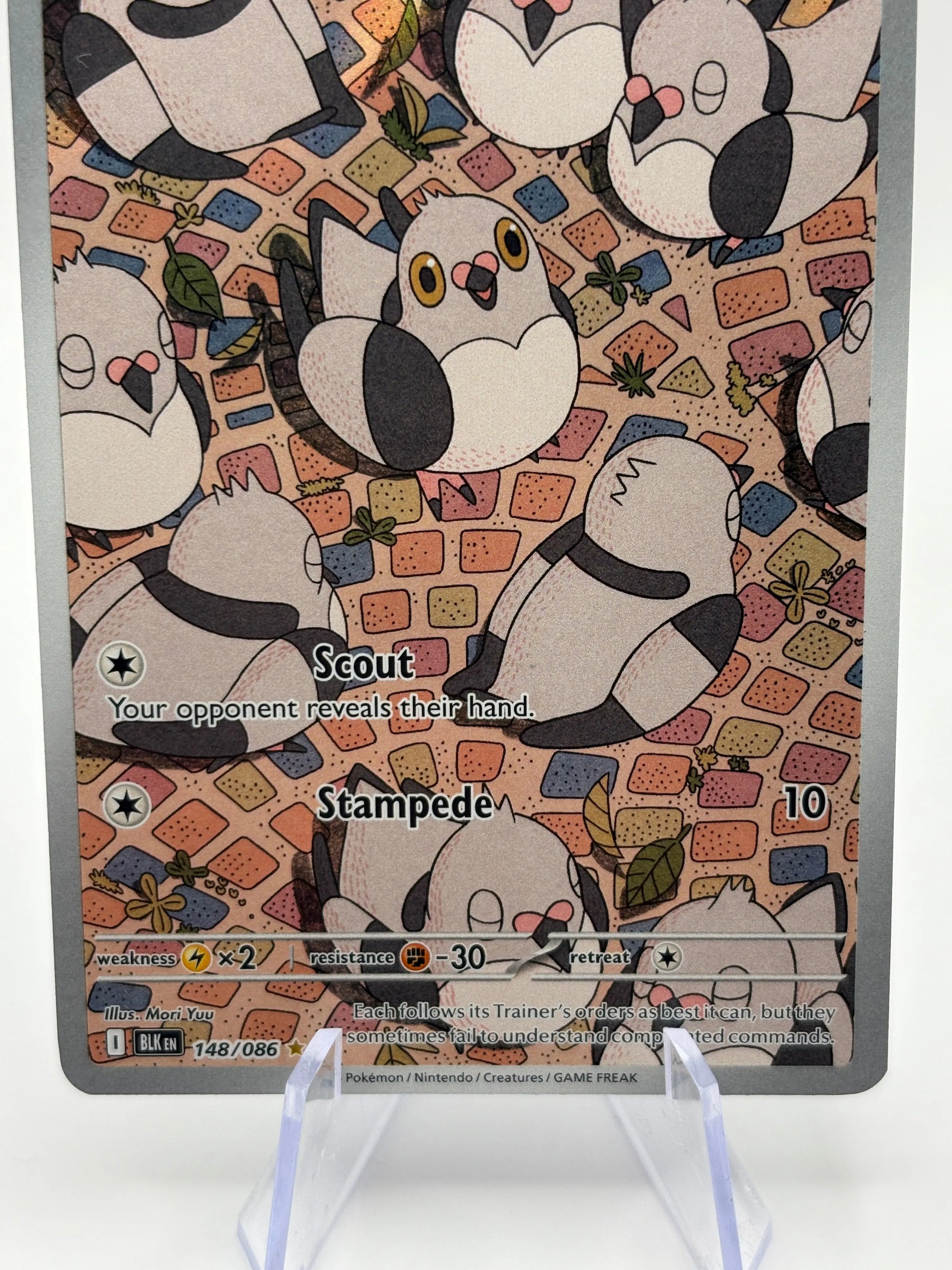 Pokemon TCG Black Bolt - Pidove 148/086 Illustration Rare NM FRENLY BRICKS - Open 7 Days
