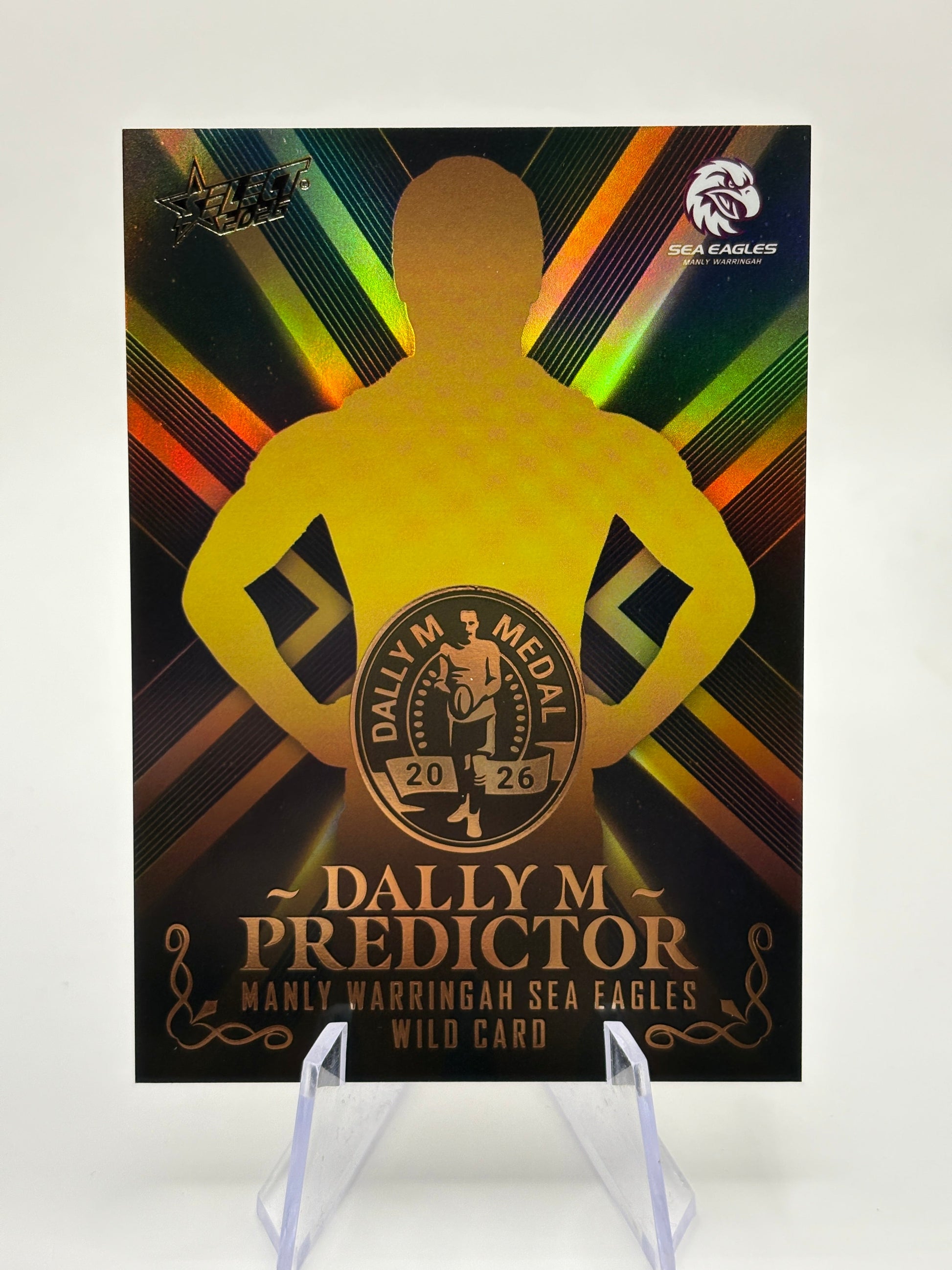 2026 Select Dally M Predictor Manly Wild Card /270 FRENLY BRICKS - Open 7 Days