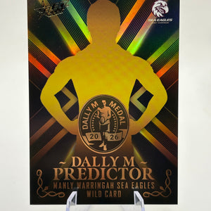 2026 Select Dally M Predictor Manly Wild Card /270 FRENLY BRICKS - Open 7 Days