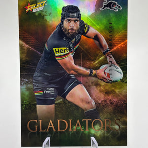 2026 Select NRL League Heroes Gladiators Gold Isaiah Papali'i /140 Panthers FRENLY BRICKS - Open 7 Days