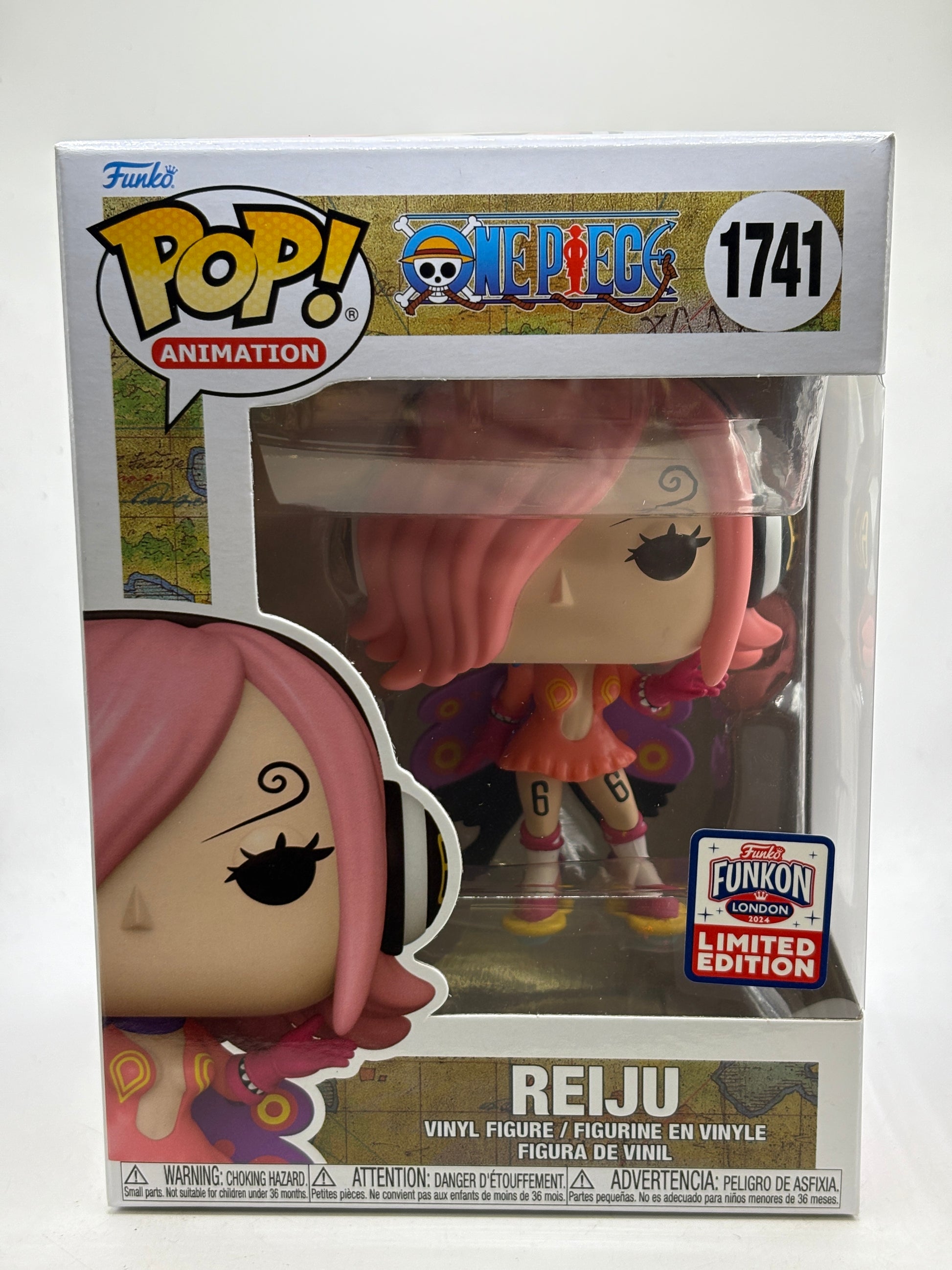 Funko POP! Animation One Piece #1741 Reiju 2024 Funkon Limited Edition image 1