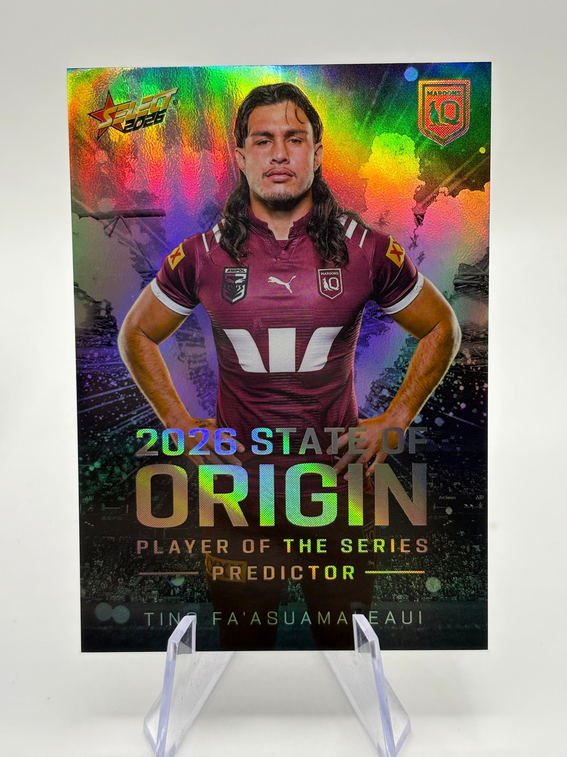 2026 Select NRL League Heroes State of Origin Predictor Tino Fa'asuamaleuai FRENLY BRICKS - Open 7 Days