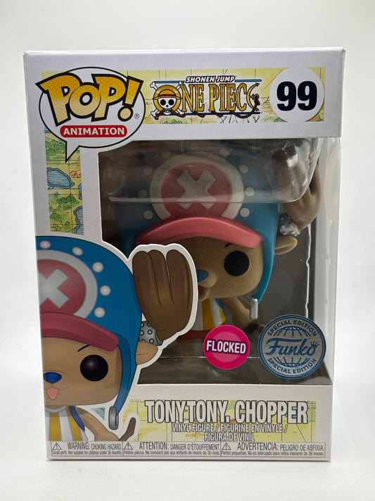 Funko POP! Animation One Piece #99 Tonytony. Chopper Flocked Special Edition