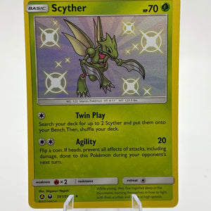 Pokémon TCG Scyther Hidden Fates SV1/SV94 Holo Shiny Holo Rare FRENLY BRICKS - Open 7 Days