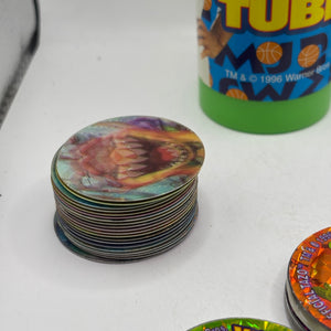 Michael Jordan Space Jam Tazo The Official Tournament Tube Looney Tunes FRENLY BRICKS - Open 7 Days